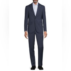 Ted Baker Endurance London Jarrow Regular Fit  Gray Wool Suit Jacket